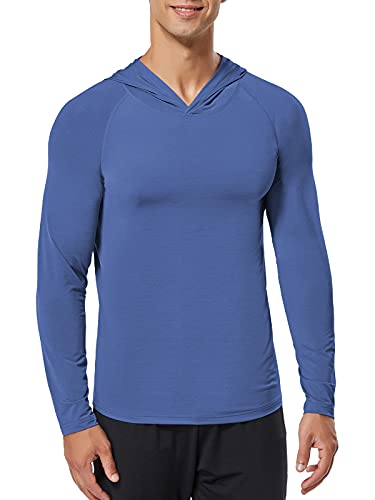 image for Gleeter 3 Pack Men's Athletic Workout Running Shirts Long Sleeve Pullo