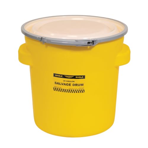 Eagle 20 Gallon Plastic Drum with Lid