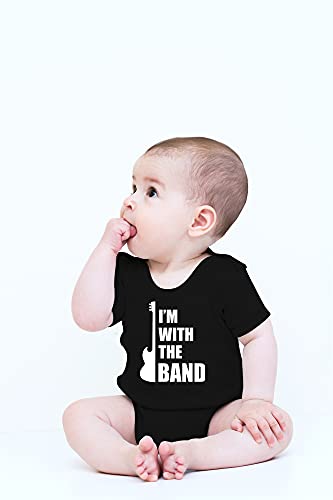 CBTwear I'm With The Band - Baby Clothes - Funny Newborn Bodysuit Outfits for Boys and Girls2