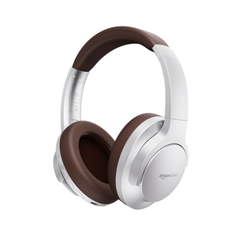 Amazon Basics Pro Series Wireless Noise Cancelling ANC Over Ear Headphone | Bluetooth Headset | USB Charging | 10 m Paring Distance | 74 Hours Battery