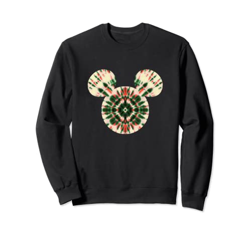 Sweat shirt Mickey Mouse Noël tie-dye rétro vêtement de vacances