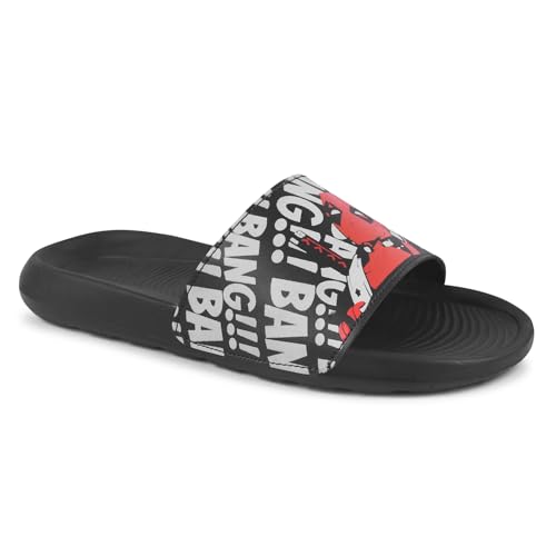 Image of PERY-PAO Sliders Mens White, Black, Grey, Sky blue Solid Design Flip Flop & Slippers