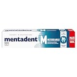 Mentadent Microgranuli Dentifricio Antiplacca, Protezione dalla Placca fino a 18h, Tecnologia PRO-ZINC™, Microgranuli per Spazi Interdentali, Effetto Prebiotico, 100 ml