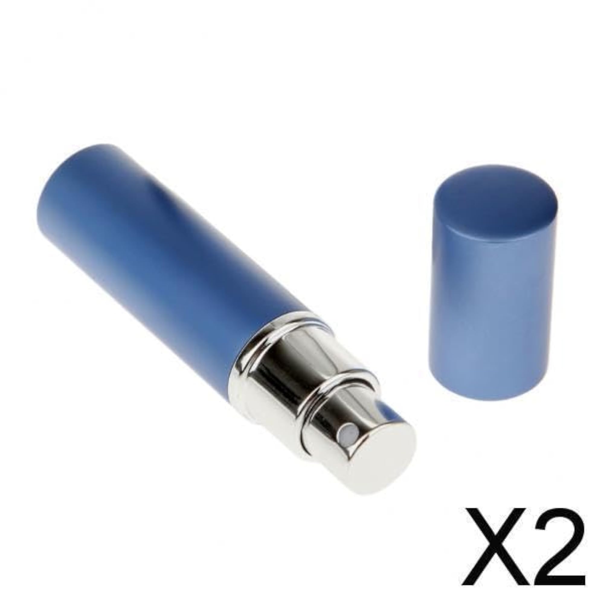 2x Portable 6ml Refillable Perfume Empty Bottle Pump