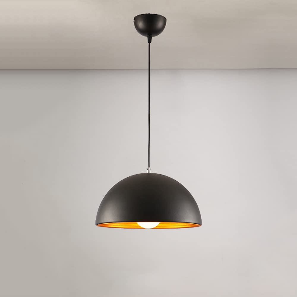 FYZDLAOR Aluminum Pendant Light,Double-Layer Lampshade,Adjustable Length Pendant Ceiling Fixture,Home Or Commercial for Interior Chandelier（E27）