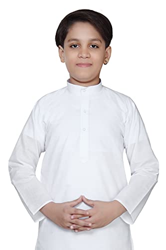 Image of BABA AND BABY Boy's Cotton Kurta Pyjama Set