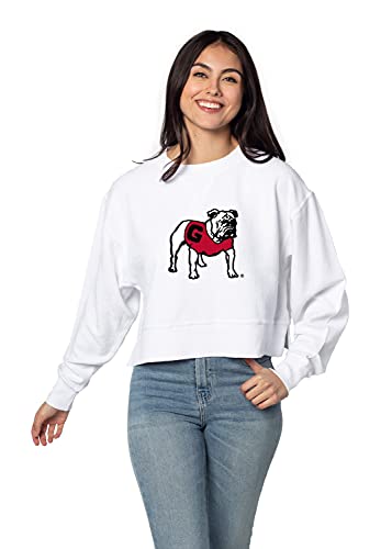 Image of chicka-d NCAA womens Corded Boxy Pullover
