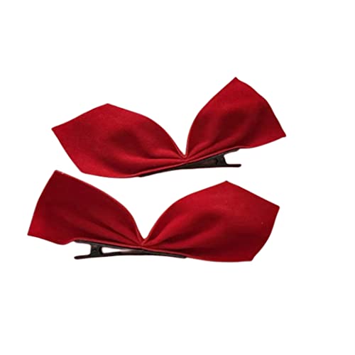 BLESSUME Vintage Steampunk Hair Clip Punk Gothic Headwear (Style 28(Red))