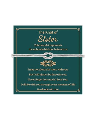 Infinity Love Knot Bracelet for Women Teens Bonus Daughter Niece, Best Friend Jewelry Friendship Gifts for Women Sister Bestie