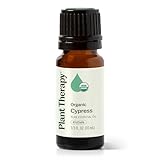 Plant Therapy Cypress Organic Essential Oil 10 mL (1/3 oz) 100% Pure, Undiluted, Therapeutic Grade