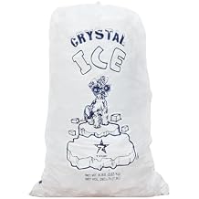 7STAR Ice Bags 8lb with Drawstring | Crystal Ice Bags | Durable, Leakproof, and Freezer-Safe for Ice Storage 100