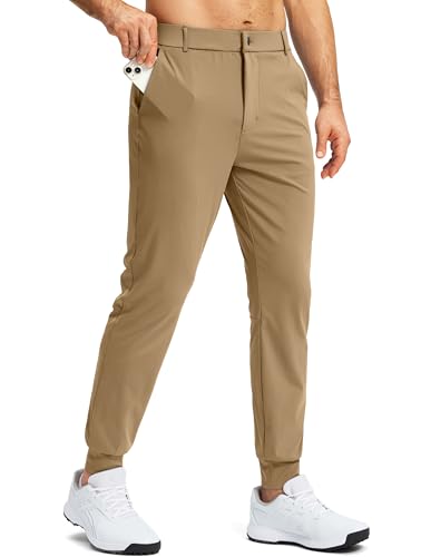 G Gradual Men's Stretch Golf Joggers with 3 Pockets Slim Fit Sweatpants Work Dress Casual Pants for...