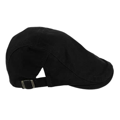 NOLITOY Adjustable Women's Cap Stylish Cloth Beret Spring/Autumn Hat Women's Beret for Outfit Comfortable Artist Hat Black