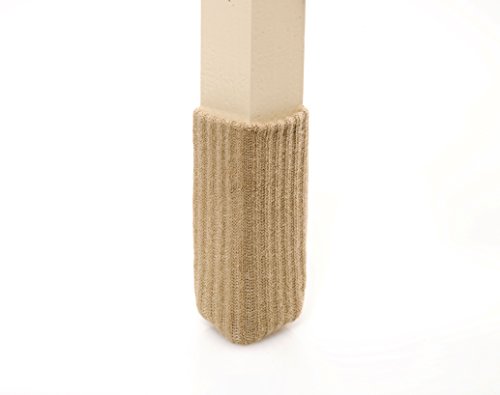 NancyProtectz The Original Furniture Sock (Large/Tan) Patented with Grips Inside. Chair Leg Wood Tile Floor Protector - Thumbnail 2