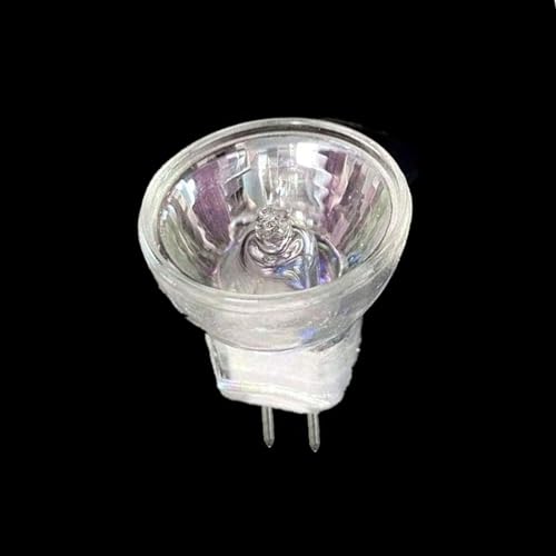 UGEFKMQ Focos Halógenos Mr8 6V 10W Mr8 Mini Foco Bombilla Halógena Mr8 12V 5W Pequeño Proyector G4 con base Bi-Pin Blanca Cálida 2700K Regulable,6V-5W
