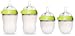 Comotomo - Baby Bottles - Baby Feeding - Green - 4 Pack - Two 5 Ounce Bottles and Two 8 Ounce Bottles