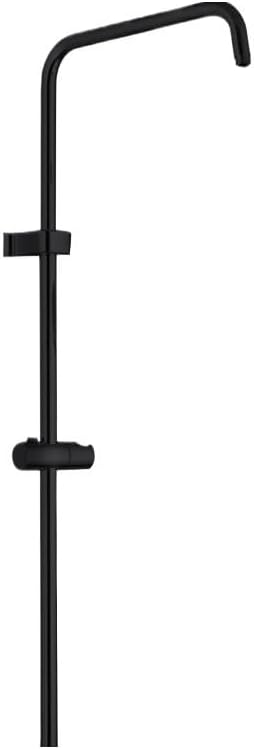 XMKT Shower Adapter Tube Kit - Stainless Steel Faucet Extender, Bathroom System Accessory, Grey/Matte Finish Options(Black)