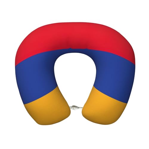 Almohada de Viaje de Poliéster Negro Tamaño Único