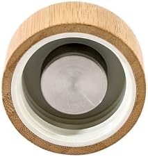 Replacement Bamboo Lid for 25 Oz and 18 Oz Glass Water Bottles – Compatible with Veegoal Brand Bottles Only image 5