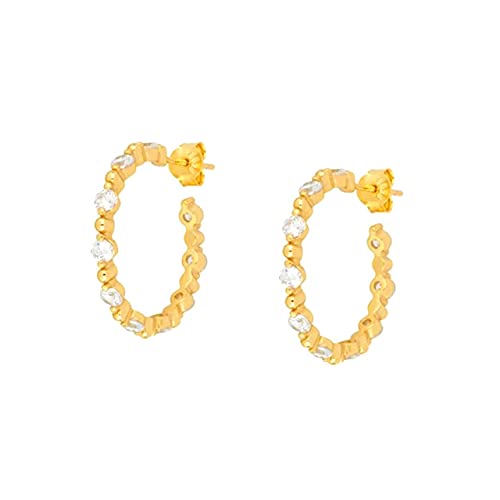Bijoux Pendientes en Argent 925 véritable et Zircon de haute qualité