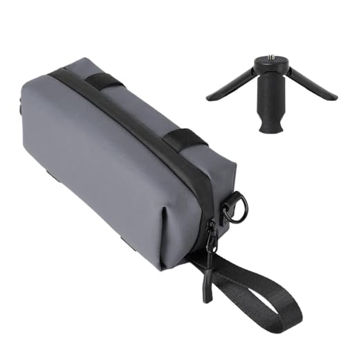 Osmo Pocket 3�p�|�[�^�u���L�������O�P�[�X�A�A�N�Z�T���[�R���p�[�g�����g�t�����w�ی���[�o�b�O(Gray with tripod)