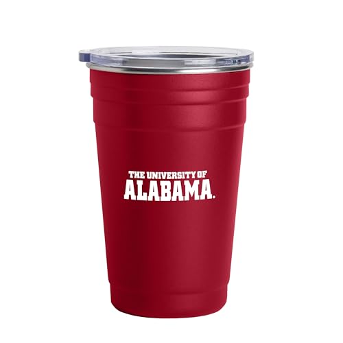 Image of Logo Brands NCAA 22 oz Stainless Steel Tailgate Cup -Double Wall Vacuum-Sealed Durable For Hot & Cold Drinks, Perfect for Gameday & Tailgating
