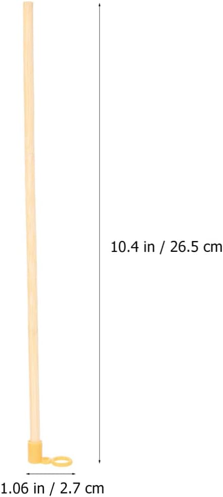 Operitacx Wooden Lantern Sticks Handheld Lantern Poles 10.43In Long Craft Accessories for DIY Paper Lanterns Festival Decoration