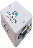 Comprehensive Cable and Connectivity Company Comprehensive Cable VGA to HDMI and Audio Scaler Converter Box VGA2HD01