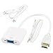 [Fully Decoded] Kastar New Dock Connector HDMI-VGA, 1080p HDMI Male to VGA Female Video Converter Adapter Cable with Micro-USB Cable and Audio Cable for PC, TV, Laptops, Cameras, Camcorders, Tablets, Monitors, projectors, DVD Players and Other HDMI Devices