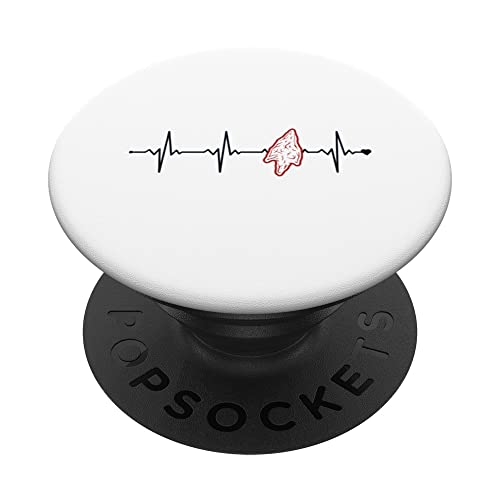 Arrowheads Heartbeat Flint Artifact Arrowhead Collecting PopSockets Swappable PopGrip, Black