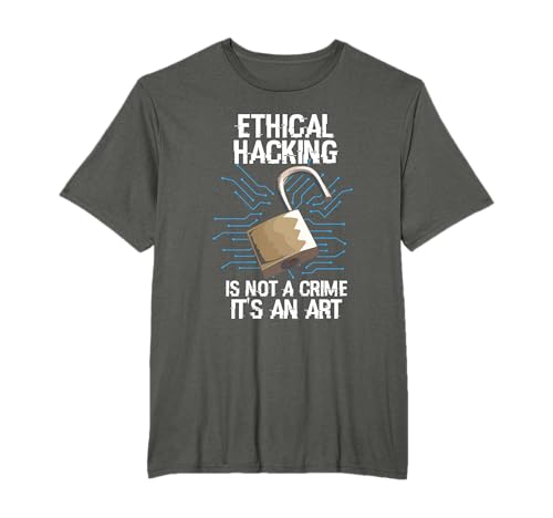Ethical Hacking Is Not A Crime Ethisch Hacken Cyber Security T-Shirt