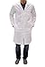 Unisex Long White Lab Coat - Chemistry, Biology, Organic Chem, Science Student Lab (S)