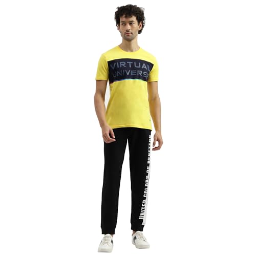 Image of United Colors of Benetton Men Regular Mid Rise Pants