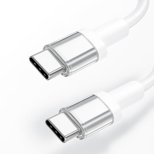 Image of Nothing 45W Type C to C Rapidly Charging 1M Cable for Nothing Phone 3 /3A /3A Pro /2 /2A /2A Plus /CMF Phone 2 Pro /1 /Laptop /Tablet /Buds & Other USB-C Devices, High Speed Data Transfer Fast Charge, White