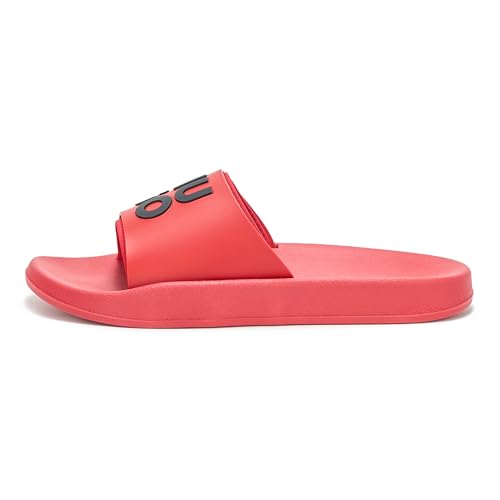 Image of HUGO Men's Stacked Logo Slide Sandal