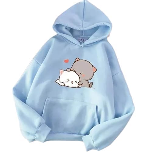 lll fashion Bear Print Long Sleeve Fleece Hoodie Sweater Pullover Hoodie for Women-picture-26