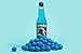Jones Soda Co. Blue Bubblegum Flavor | 12-Pack | The Original Craft Soda | Made with Pure, 100% Cane Sugar | Pop Beverages/Soft Drinks | 12 Oz Glass Bottles