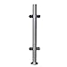 Glass Railing Post Glass Balustrade Railing Post 304 Stainless Steel Railing Fence Pole Handrail Garden Fencing 90-110CM (43