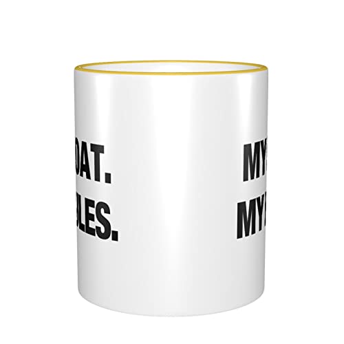 Taza de barco regalo de capitán My Boat My Rules Taza de regalo de barco regalo de barco taza de capitán taza de… - Imagen 3