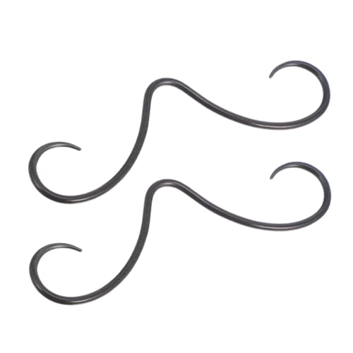 BESPORTBLE 2 pièces Anneaux Septum Petite Acier Inoxydable pour Homme Anneaux Nez Moustache Bijoux...