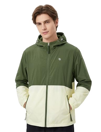 Image of Venzina Sunscreen Jacket for Men Lightweight UPF 50+ Breathable Sun Hoodie Wind-Resistant Quick-Dry Packable Jacket for Running Hiking Fishing