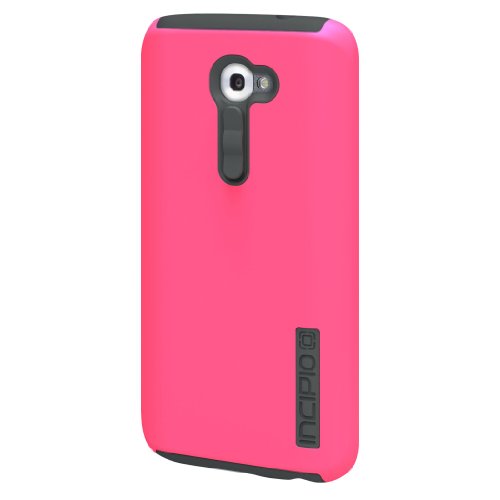 Incipio DualPro Case for LG G2 (Verizon) - Carrying Case - Retail Packaging - Cherry Blossom Pink/Gray
