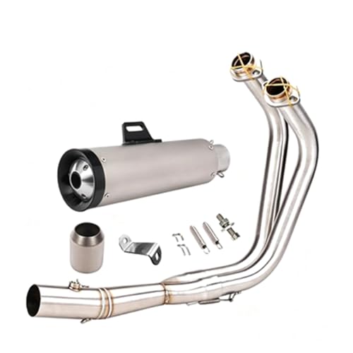Tuyau collecteur d'échappement 51mm de précision pour MT-07 2014-2024