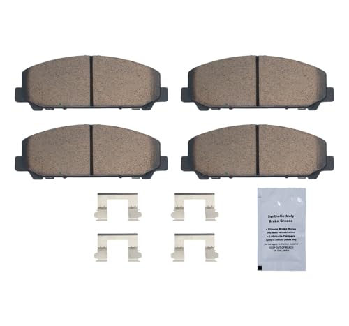 Image of HUSCH D1286 Front Ceramic Brake Pads Kit Fit For INFINITI QX56 2006-2010, For Nissan Armada 2006-2011, For TITAN 2007-2010