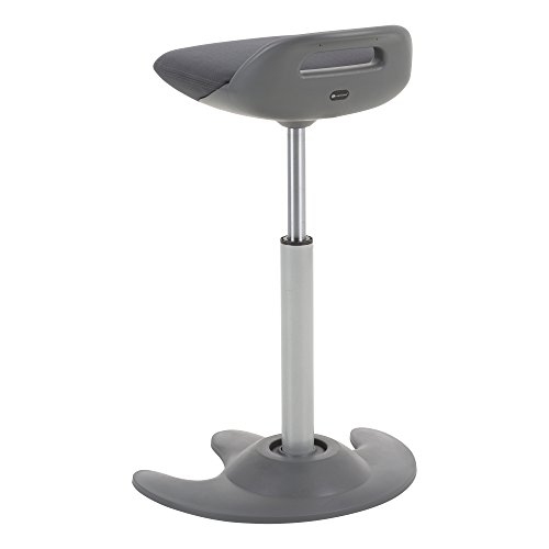 Image of Learniture LNT-NES3021GY-SO Sit-to-Stand Active Motion Perch Stool, Dark Grey