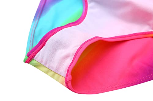 Lizens Girls One Piece Swimsuit Beach Bathing Suit Swimwear（Rainbow，2-4T） #TOP5