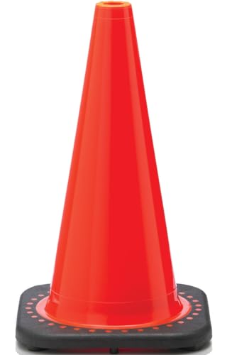 JBC Safety Plastic RS45015C Revolution Series 18' Traffic Cone Wide Body, Orange Color