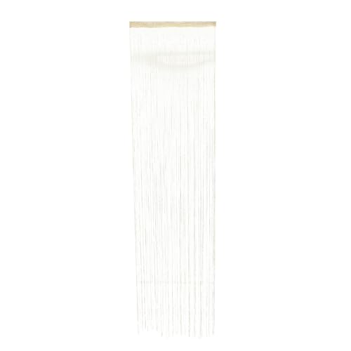 Genérico Cortina Decorativa Borlas Dorada de Poliéster para Puerta Protección de Privacidad Estilo Elegante y Romántico para Bodas y Hogar