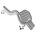 ATEC Germany Auspuff Schalldämpfer Set 1x Endschalldämpfer, mit Montagematerial Kompatibel mit SKODA OCTAVIA 2 (1Z3) (1Z5), VW GOLF 5 (1K5) (AJ5), JETTA III (1K2)