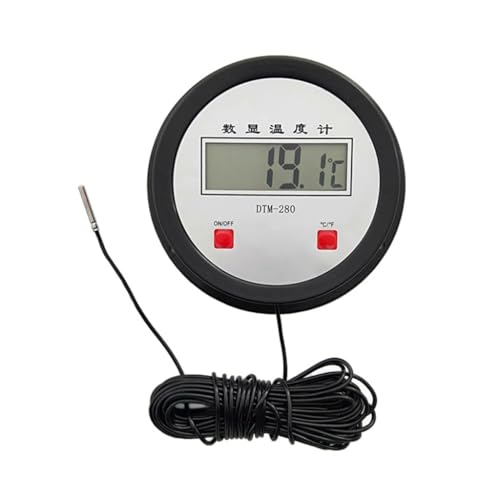 Accurate Industrial Digital Thermometers with Long Probe for Accurate Temperature Measurement in Hard to Reach Areas